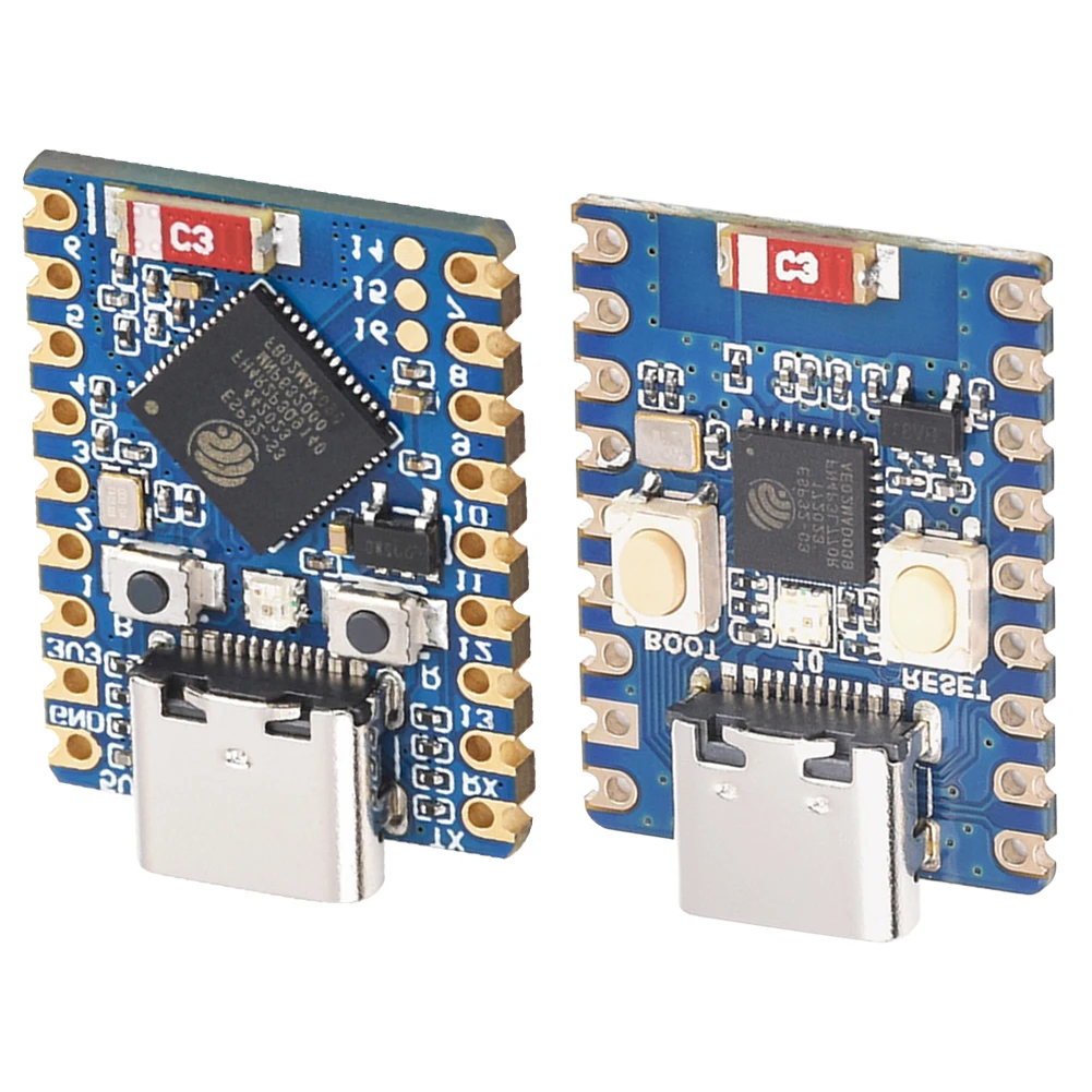 Мини-плата разработки ESP32-C3-Zero / ESP32-S3-Zero ESP32-C3FN4 Одноядерный/ESP32-S3FH4R2 Двухъядерный процессор с поддержкой WIFI BT