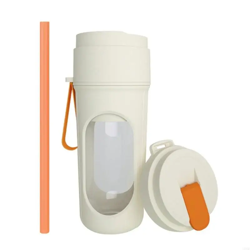 U0DE USB充電式スムージーメーカージューサーカップ450ml揺れのためのポータブルブレンダー