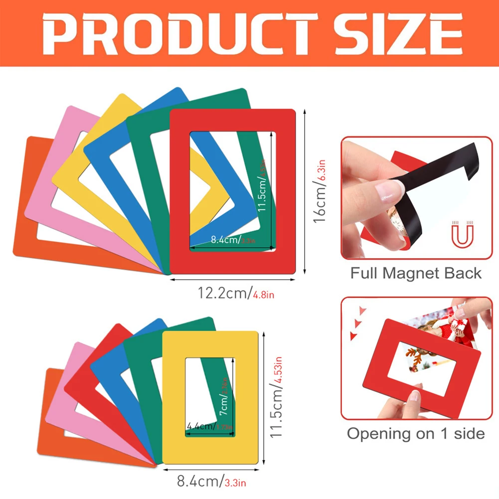 Versatile Display Frames Magnetic Picture Frames Family Photos Display Multipurpose Usage Robust Magnetic Backing