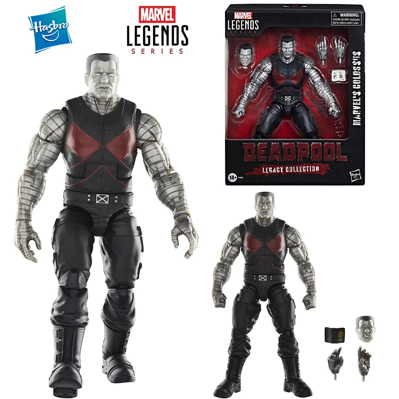 Hasbro Marvel Legends Series Colossus Deadpool 9 Inches 23Cm Anime Original Action Figure Model Toy Birthday Gift Collection