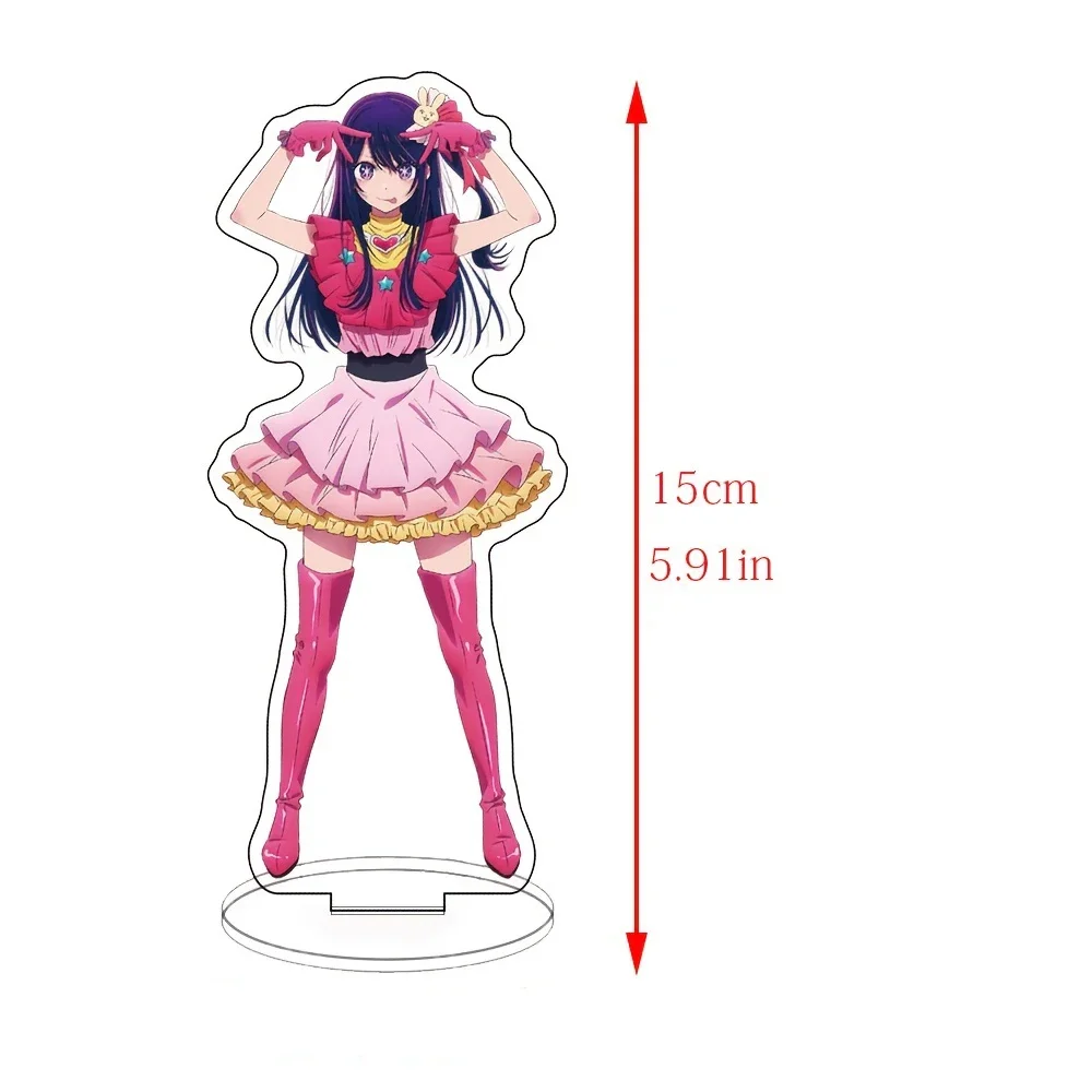 Anime Figure Oshi No Ko Acrylic Stand Gorou Akuamarin Hoshino Ai Rubii Sarina Standing Model Plate Desk Display Ornament Props