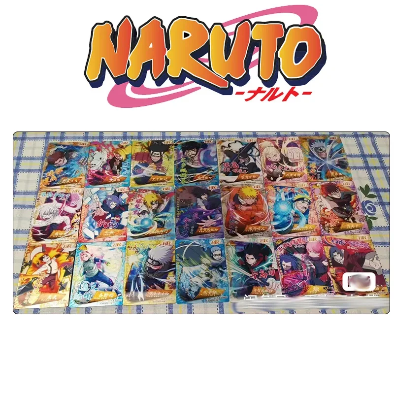 Naruto Hr Series Hyuuga Hinata Kakashi Uchiha Madara Anime Characters Rare Collection Flash Card Cartoon Toys Christmas Gift