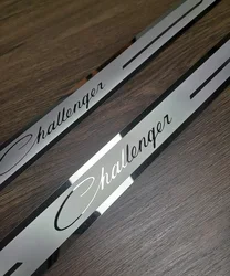 Car Stainless Steel Door Sill Scuff Plate For Dodge Challenger 2015-2025