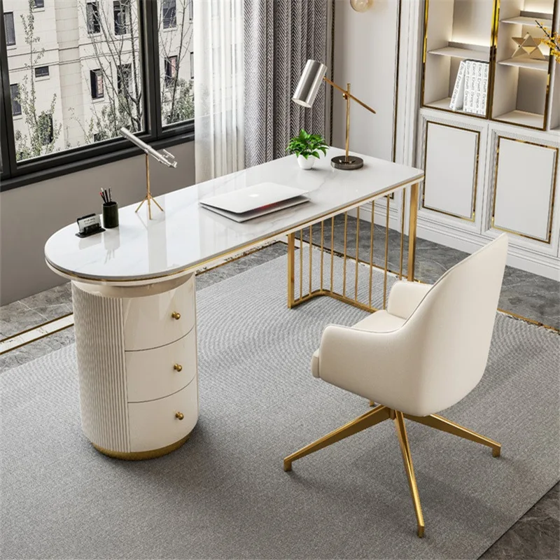 

Modern slate office consultation table Internet celebrity light luxury oral clinic reception face-to-face consultation