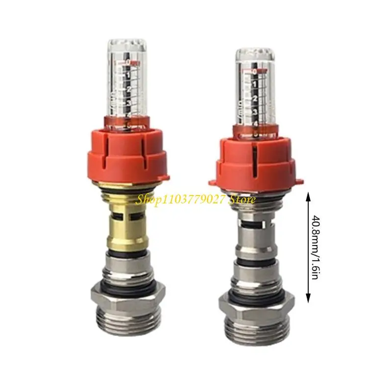 C4DF مقياس تدفق المياه المريح لضبط درجة الحرارة المرئية للحرارة تحت الأرضية #6