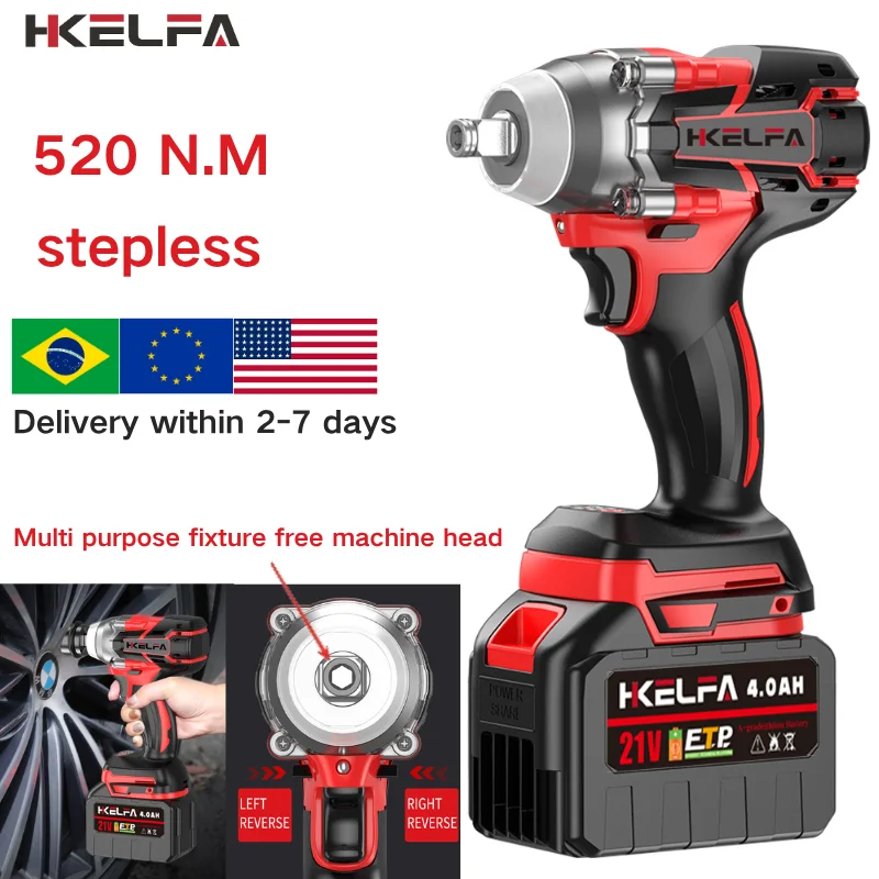 Power Tools In Automotive - Chave de Impacto Elétrica Sem Escovas