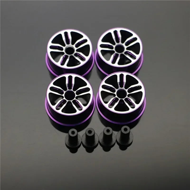 Middle Diameter20.5mm Lightweight Wheels Self-made Parts For Tamiya MINI 4WD Colored Wheel w/Aluminum Disc