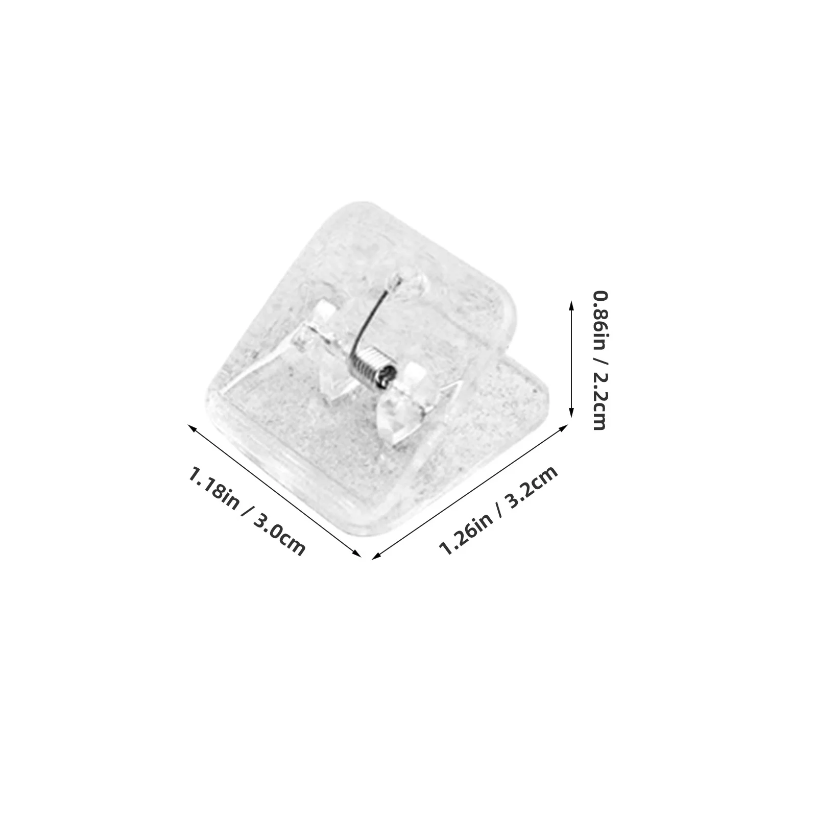 40 Buah Klip Binder Plastik Klip Dokumen Kecil untuk Kantor Sekolah File Kertas Catatan Tiket Kartu Organizer Klip Penahan File Kecil