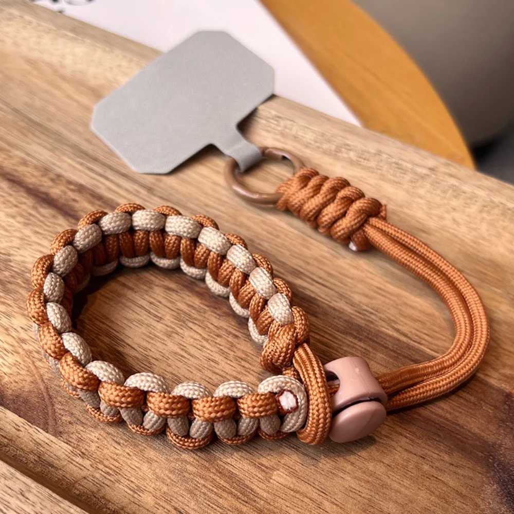 

Colorful Woven Adjustable Phone Straps Hand-woven Anti-Lost Phone Case Braided Lanyard Polyester Jewelry