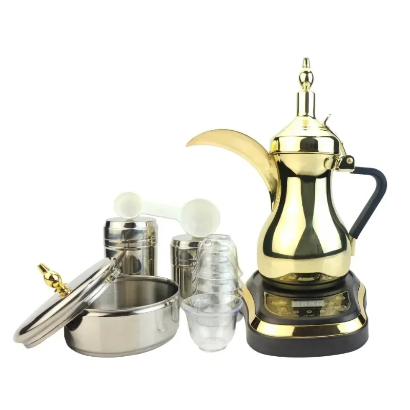 Stainless steel Middle East pot set, Arabic coffee pot set