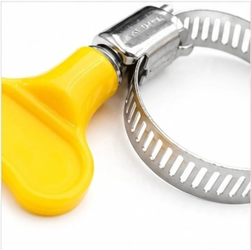 12Pcs Premium Grade Plastic Hose Clamps Easy Tighten Release Design for Water Gas Pipe Hose Fixing Clamp Tube Clip Bolts Locking