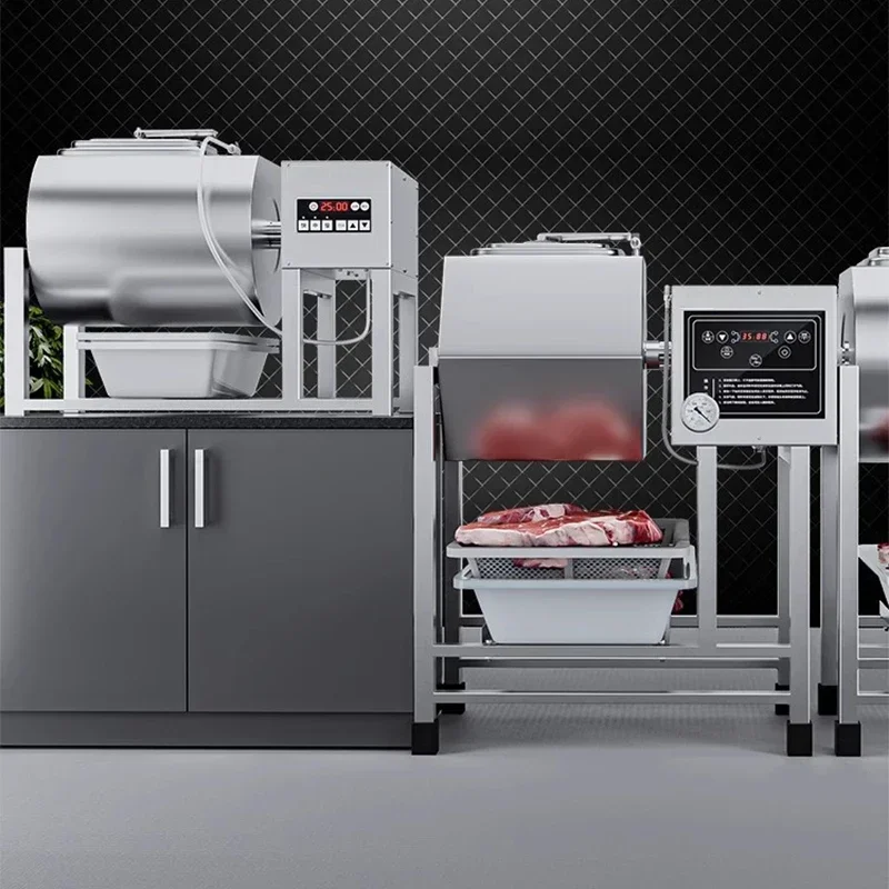 Mesin pengawet 220V 11.5KG listrik vakum makanan Marinator mesin Tumbling LCD cerdas mesin pengawetan Hamburger untuk toko