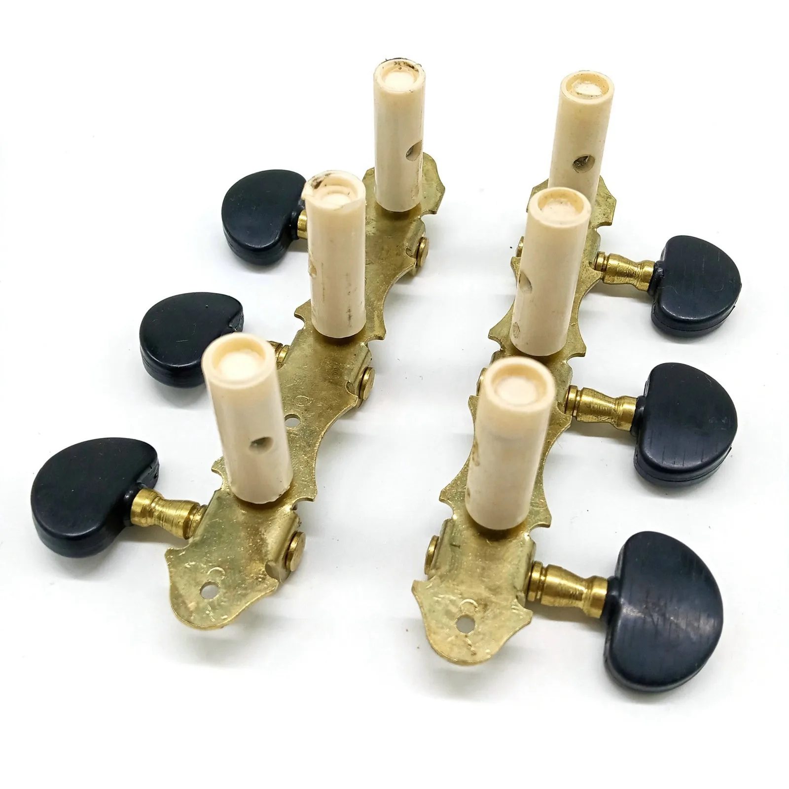 Left Right Classical Guitar String Tuning Pegs Machine Heads Tuners Keys 3L3R Professional Guitar Accessories,Black