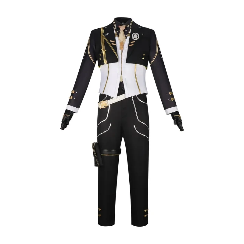 

Wuthering Waves Rover Uniform Cosplay Costume Anime Character Halloween Masquerade Performance Clothing for Adult Men hf5]]
