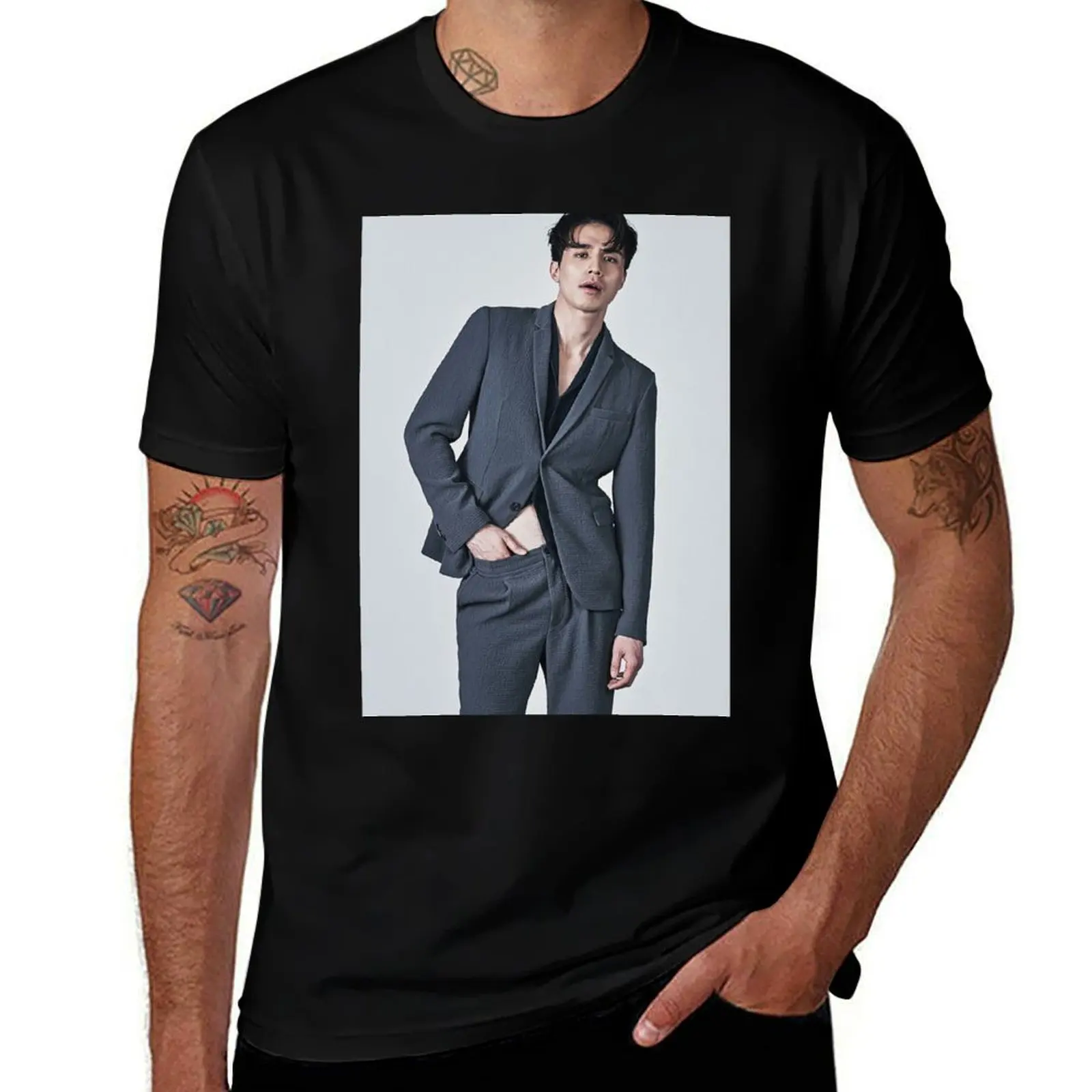 

LEE DONG WOOK T-Shirt t shirts for man pack cotton men t shirt cotton 100% T-Shirt