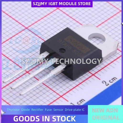 100PCS/LOT BTA08-800B TO-220 8A800V New Original MICRO CONTROLLER GOOD PRICE AND QUALITY