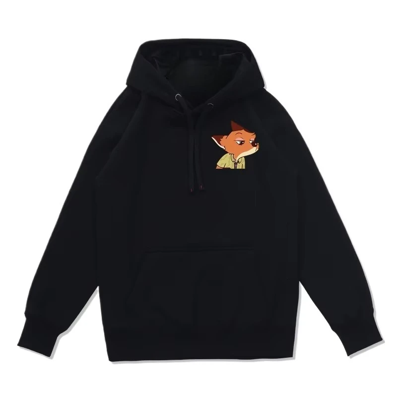 

Осенние и зимние свитера для пар, женская толстовка с капюшоном Crazy Zootopia, новый тренд 2025, свободный свитер с капюшоном, куртка, топ, простой