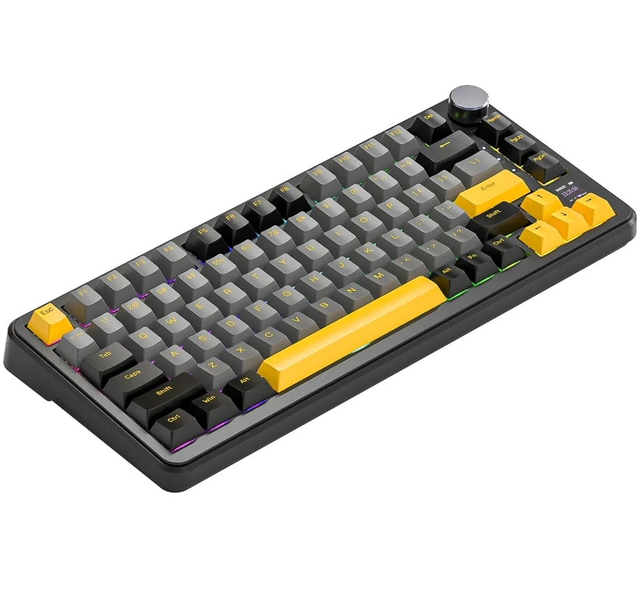 008 New Arrived Attack Shark X85PRO Tri-mode RGB Bluetooth Wireless With Display Custom Hot-swappable Mechanical Keyboard