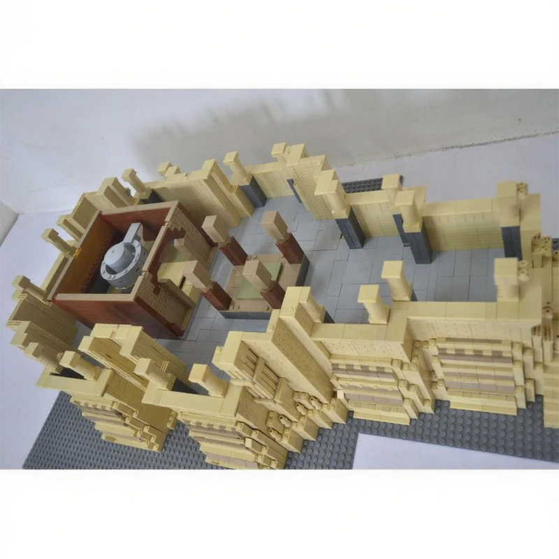 8166 Stück MOC Khajuraho Tempel Indien Architektur Baustein Weihnachtsgeschenk inspiriert unbegrenzte Kreativität für Creative Builder