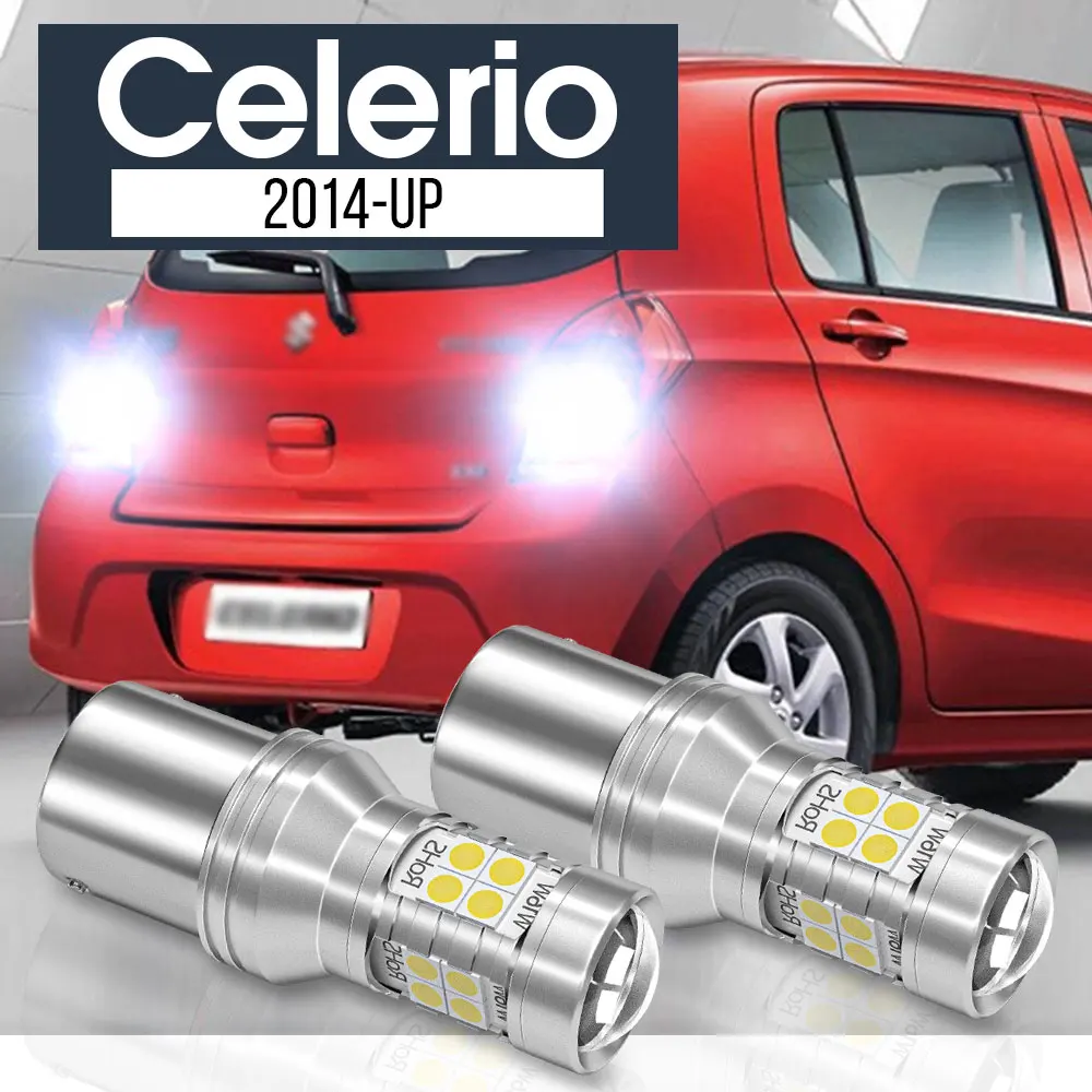 

2pcs LED Backup Light Reverse Lamp Blub Canbus Accessories For Suzuki Celerio 2014 2015 2016 2017 2018 2019