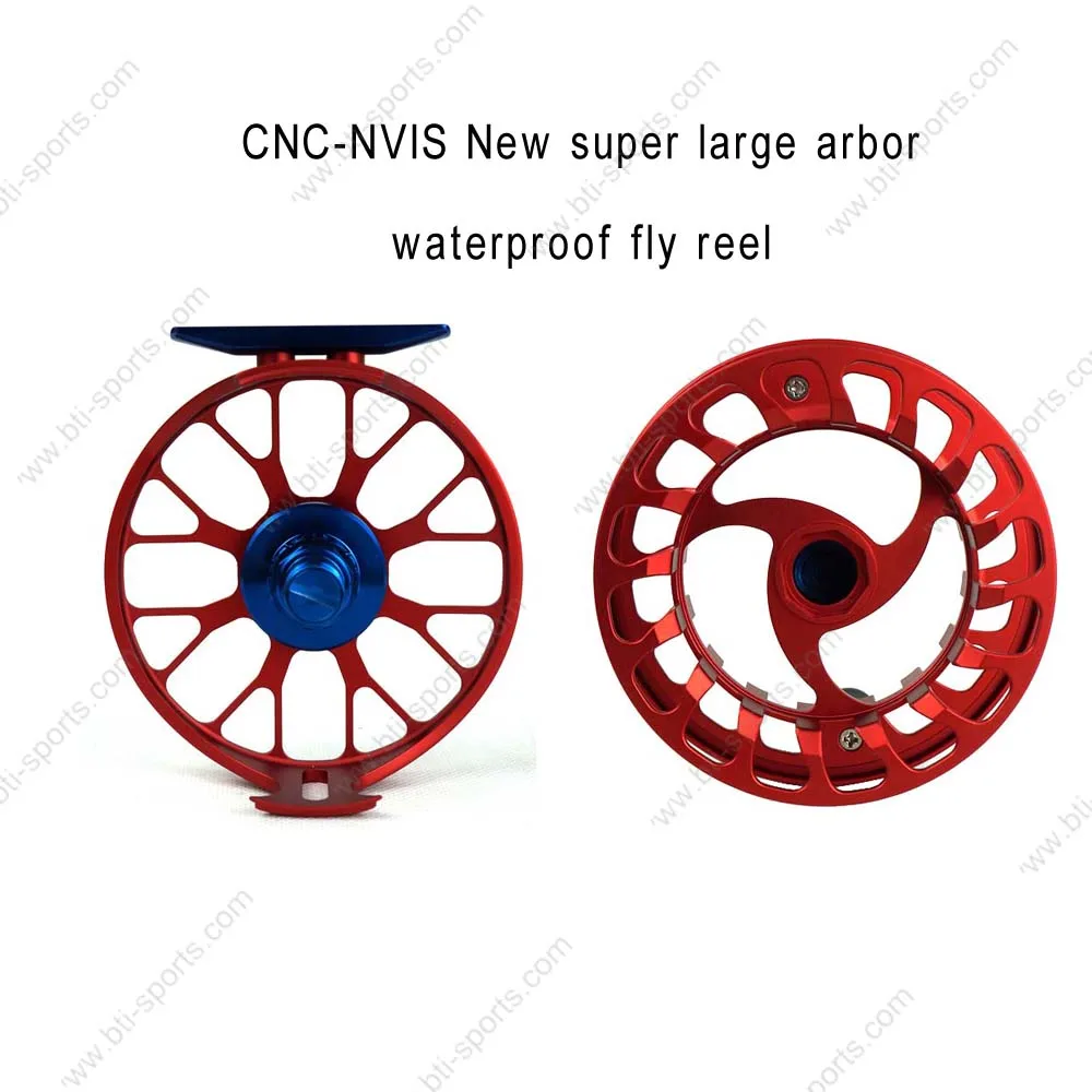 

Waterproof oversized tree salt water CNC fly reel with customer design CNC-NVIS (B05)