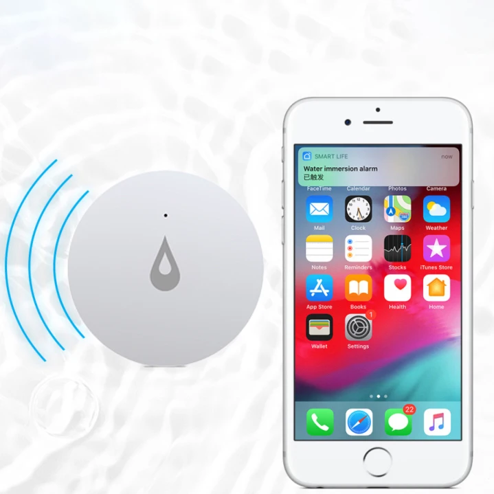 Tuya ZigBee 3.0 Water Leakage Sensor Tuya Smart Home Water Level Detector Smart Life App Security Protection Against Water Leaks