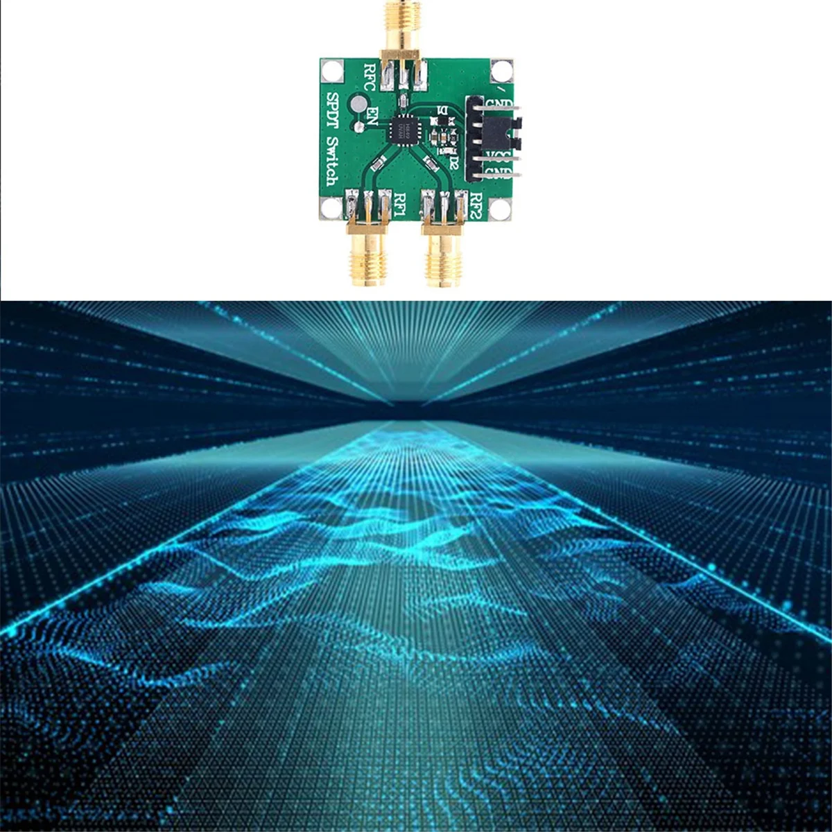 Modulo interruttore RF HMC849 modulo di convenienza multifunzione ad alto isolamento con larghezza di banda a 6Ghz a doppio lancio unipolare