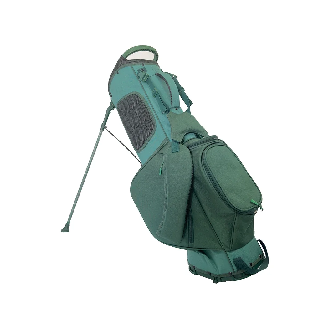 Waterproof Gray Light Weight Golf Bag Attachment PU Leather Ladies Golf Stand Bag