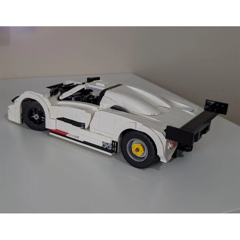 

MOC-235881 Новая классическая культовая городская спортивная гоночная машина, модель строительного блока, 978 деталей, детская игрушка на день рождения для мальчиков в подарок