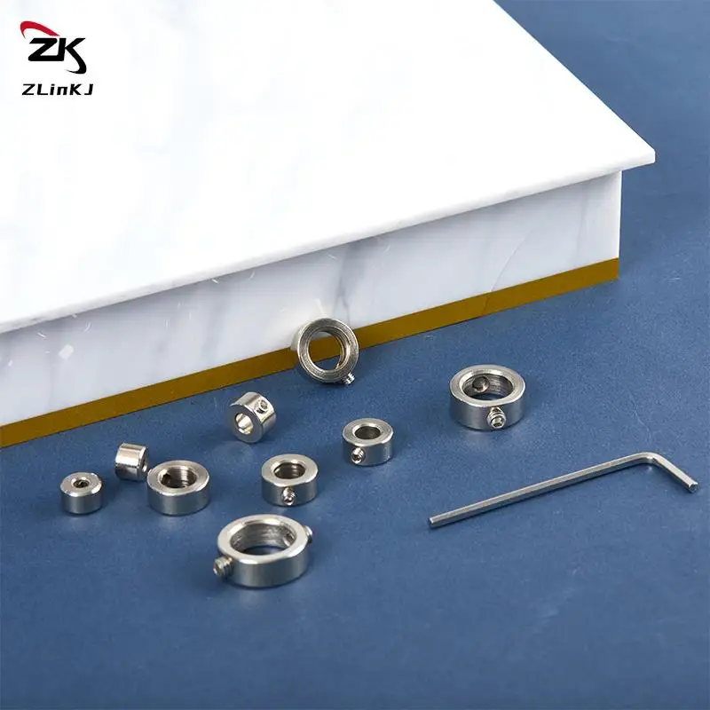 2-12mm Drill Limiter Depth Stop Collars Metal Drill Locator Woodworking Drill Limit Ring Positioner Carpentry Tool Accessory