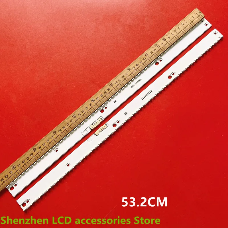 Original FOR Samsung UE49KU6670U UE49KU6500   V6ER_ 490SMA/SMB_ 58LED_ R2 light strip BN96-39673A/39674A 100%NEW 532MM 58LED 3V