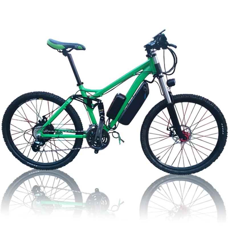 

Kalosse Electric Bicycle Full Suspension 48V 15AH Electric Mountain Bike, 48V, 500W