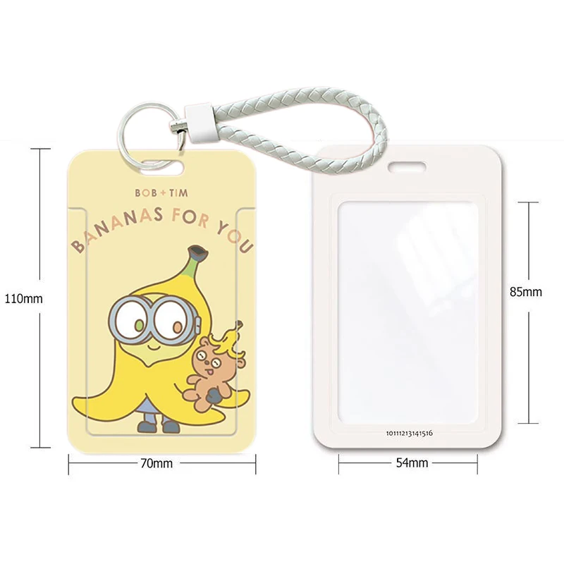 Despicable Me Minions Cute Cartoon Slide Card Case Creative ID Protective Case Kids Love Gift