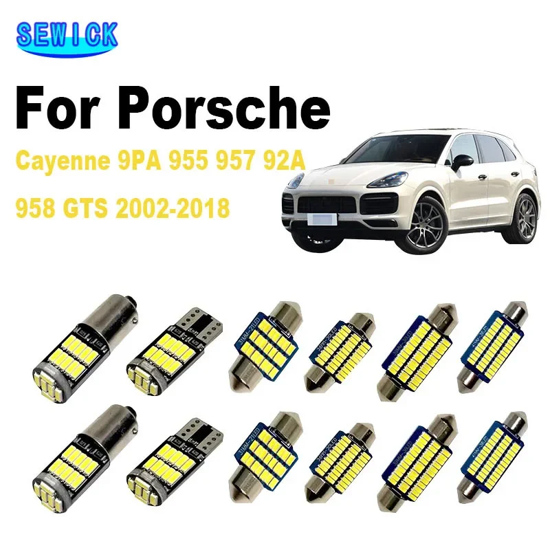 Vehicle Lamp LED Interior Dome Map Light Kit Car Led Bulbs For Porsche Cayenne 9PA 955 957 92A 958 GTS 2002-2016 2017 2018