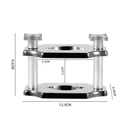 Stainless Steel Dental Single Compress Press Dentistry Single-layer Simple Press Boiled Tooth Box Reline Jig Laboratory Dentist