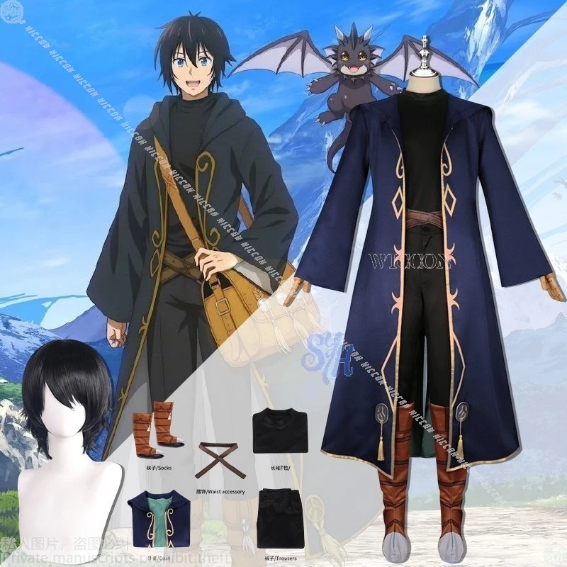 Disfraz de Cosplay mágico Takeru Kamishiro para Halloween, nuevo Anime, la aventura de un recolector en Isekai Sozai Saishuka No Isekai Ryokouki