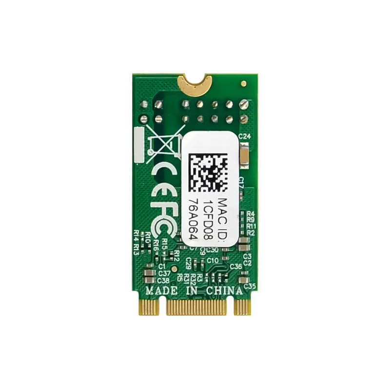 كابل نحاسي M.2 B+M أحادي المنفذ 2.5G / محول شبكة خادم سباق التحكم الصناعي RJ45 I225-V B3