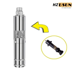 Rubber Stator and S.S. Screw Rod Set Spare Screw Part Helical Rotor for 3