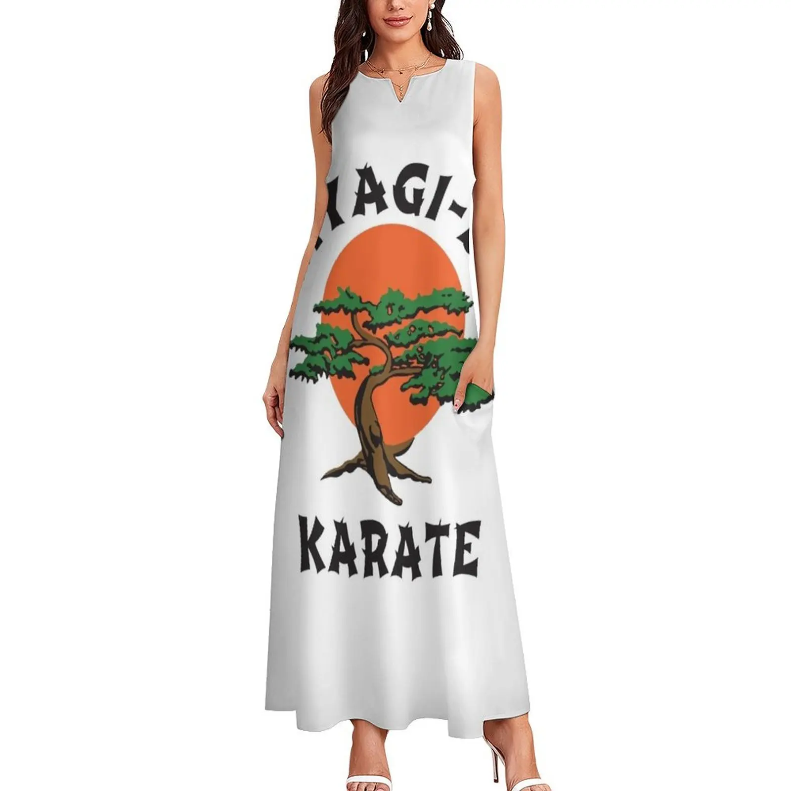 Miyagi Do Karate Long Dress Women's summer long dress loose evening dresses 2025 summer 2025