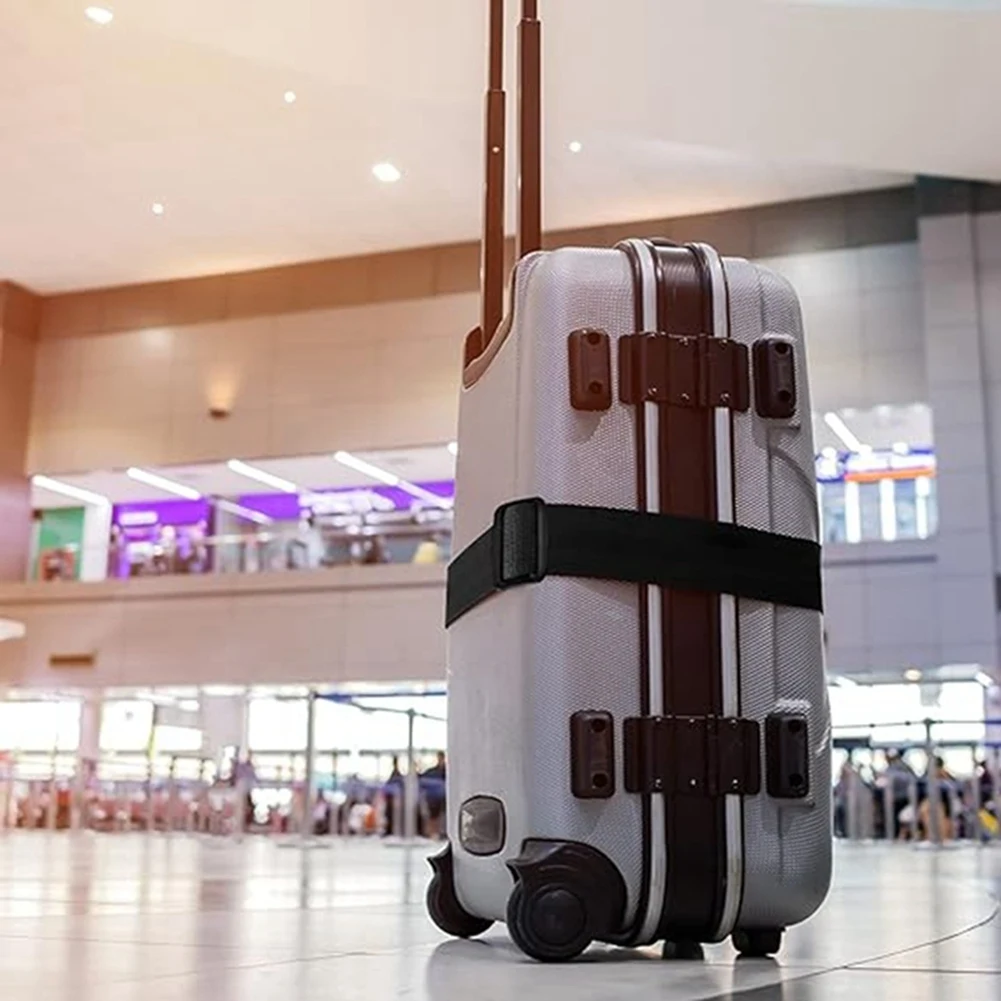 

Y49A-4 шт., ремень с пряжкой для багажа, противоугонный замок с паролем, упаковочный ремень, ремень для багажа, дорожный ремень, многоцветный, прочный, простой в использовании