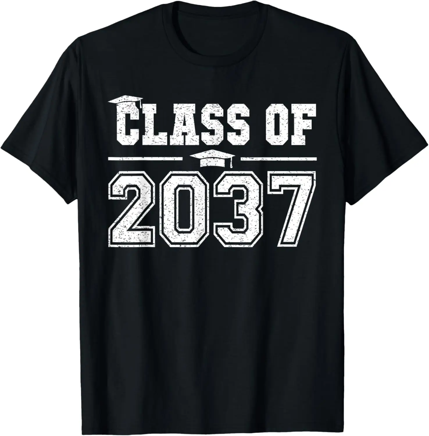 Class of 2037 Grow With Me Graduation First Day of School T-Shirt