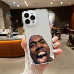 Funny Kanye Wests Ye Phone Case for Iphone 11 12 13 14 15 16 Pro Max SE 7 8 Plus Mini X XS XR Soft Shockproof Funda