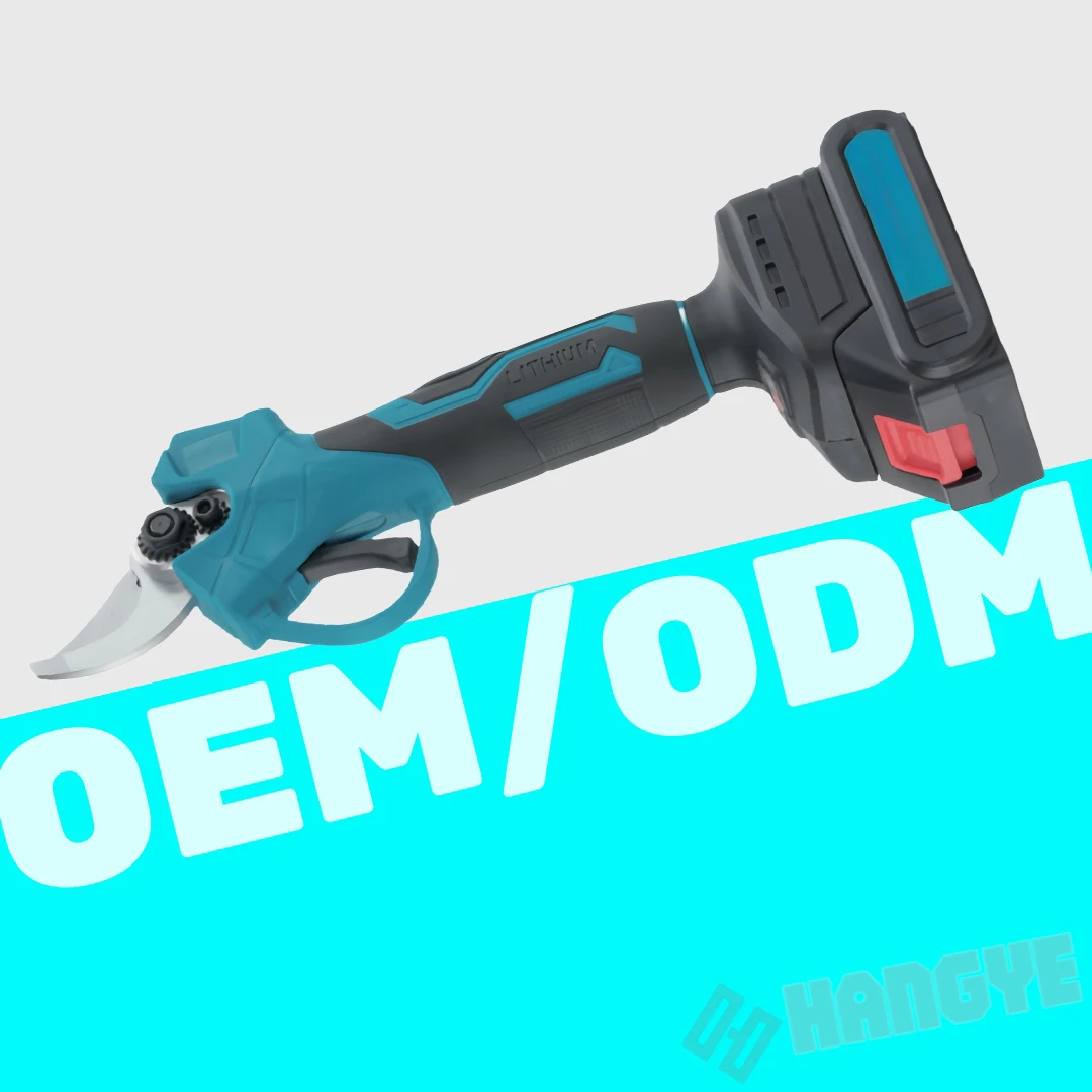 

High efficiency cordless electric pruning shears brushless copper motor SK5 blade 35mm cutting capacity custom ODM/OEM garden