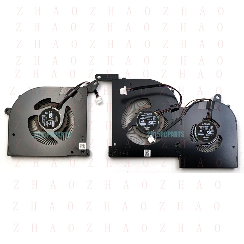 L+ for MSI GS66 Stealth 10SD 10SGS 10SF 10SE MS-16V1 CPU + GPU Cooling FAN