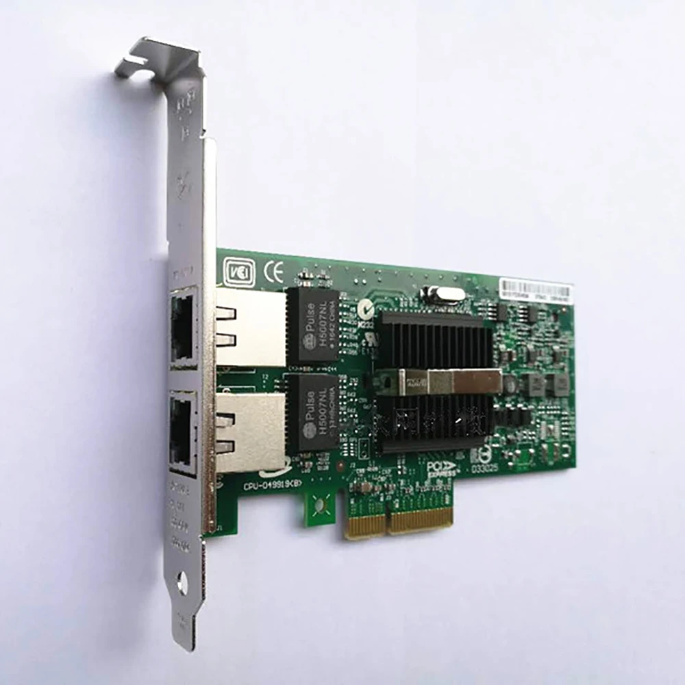 สําหรับ Inter EXPI 9402PT 82571-2T PCIe x4 82571-2RJ45 PCIe x1 Dual-Port Server/เดสก์ท็อปอะแดปเตอร์ 1G Gigabit Dual-Port การ์ดเครือข่าย