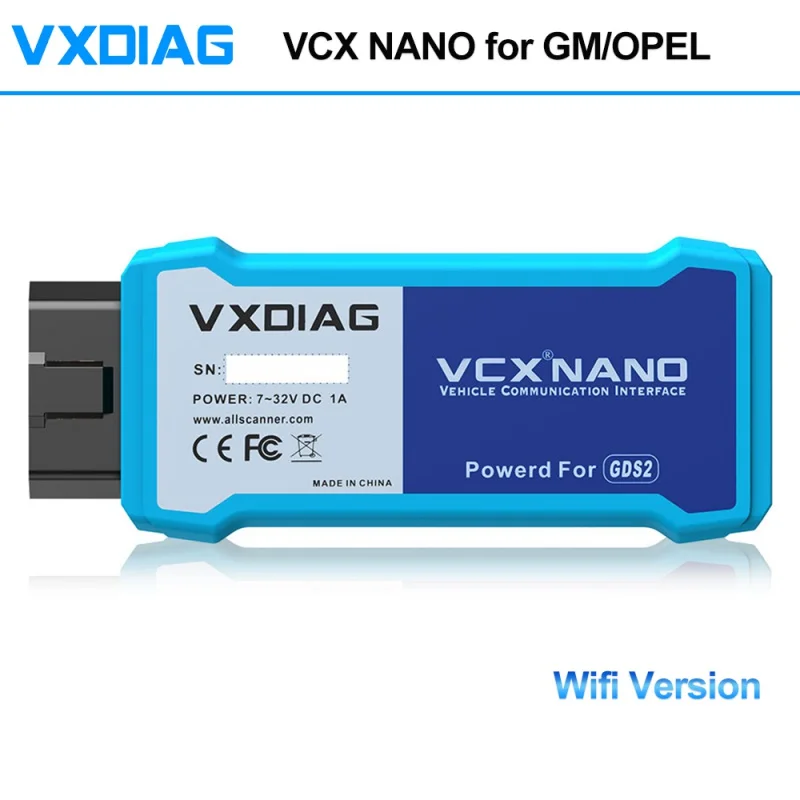 

VXDIAG VCX NANO для GM OPEL V2022.05 GDS2 Tech2Win 16.02.24 диагностический инструмент Wifi версия