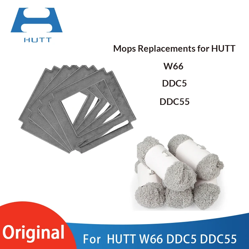 Original HUTT W66 DDC5 DDC55 Mops for Electric Window Cleaner Robot Mops Spare Parts Kits Accessories