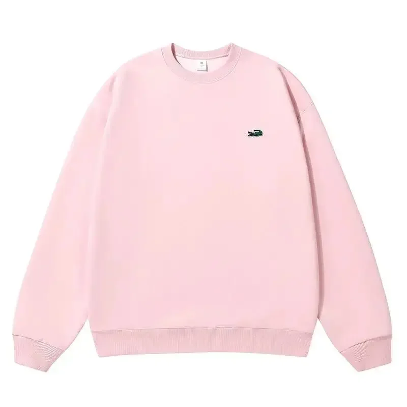 2024 Luxury Cotton Printed Crew Neck Long Sleeve Sweater Women\'s Autumn New Crew Neck Sweater Casual Loose Top