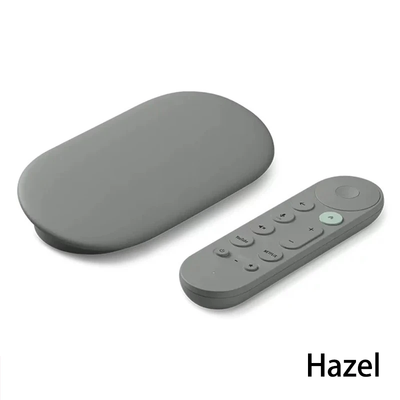 Google TV 4K-streamerbox, 4K HDR, 60 fps, Dolby Dual, geïntegreerde Thread Matter-hub, Gigabit Ethernet, afstandsbediening met spraakbediening en locatiefunctie, 4 GB, 32 GB, Hazel Porcelain.