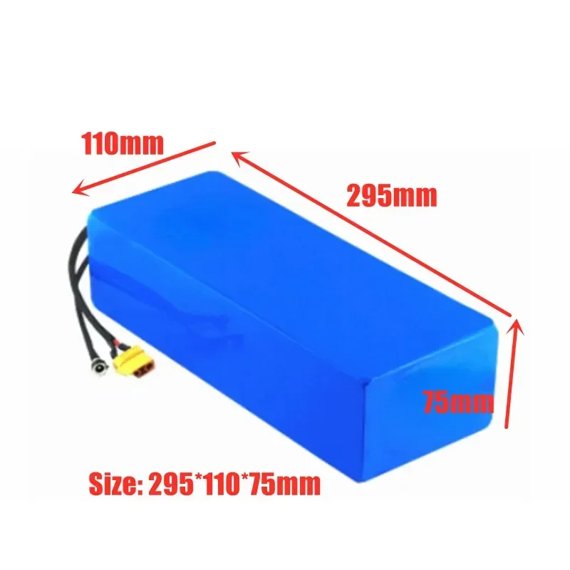 E-bike 48V Battery 25Ah 21700 25000mAh 13S5P Lithium Battery Pack 1500W Electric Bicycle Battery Built In 20A BMS With Charger